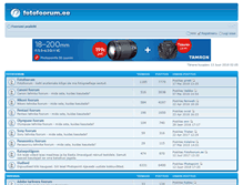 Tablet Screenshot of fotofoorum.ee